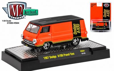 M2 Machines 32500-HS04 1967 Dodge A100 Panel Van