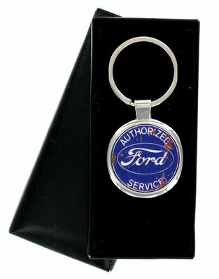 Ford Authorized Service Metal Keyring Ford Authorized Service Metal Keyring