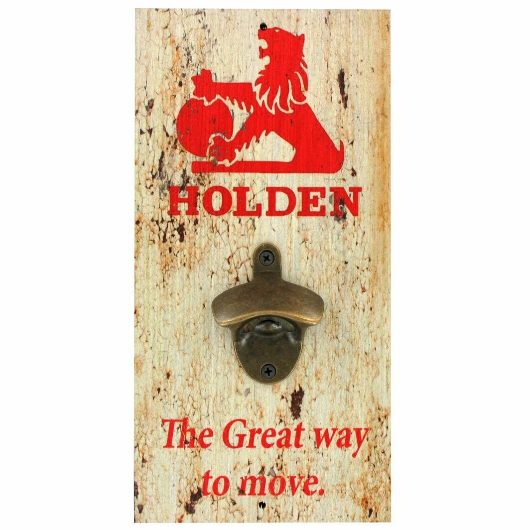 Holden “The Great Way to Move” Wall Mounted Bottle Opener Holden “The Great Way to Move” Wall Mounted Bottle Opener