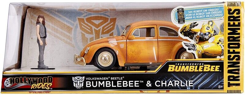 Jada Hollywood Rides Volkswagen Beetle Bumblebee & Charlie