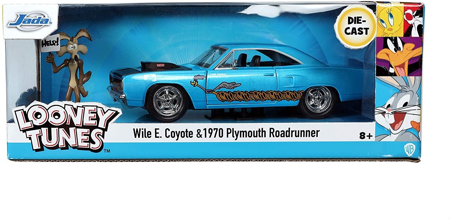Jada Looney Tunes Wile E. Coyote & 1970 Plymouth Road Runner Jada Looney Tunes Wile E. Coyote & 1970 Plymouth Road Runner