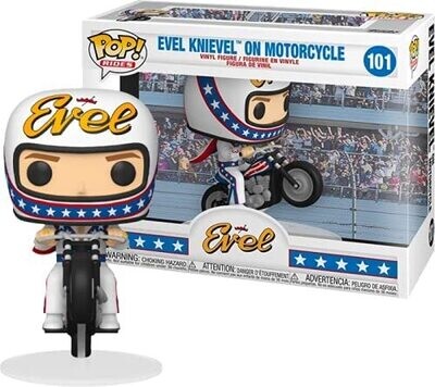 Funko Pop! Rides #101 Evel Knievel On Motorcycle Funko Pop! Rides #101 Evel Knievel On Motorcycle