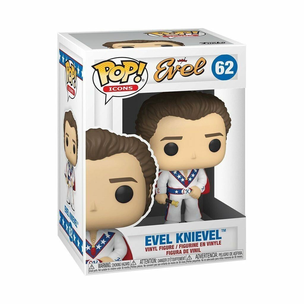 Funko Pop! Icons #62 Evel Knievel Vinyl Figure Funko Pop! Icons #62 Evel Knievel Vinyl Figure