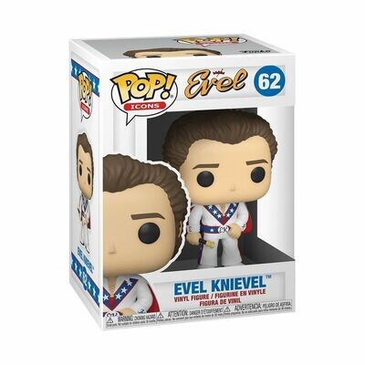 Funko Pop! Icons #62 Evel Knievel Vinyl Figure Funko Pop! Icons #62 Evel Knievel Vinyl Figure