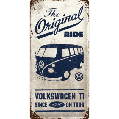 Nostalgic-Art The Original Ride Volkswagen T1 Metal Sign 25 x 50cm Nostalgic-Art The Original Ride Volkswagen T1 Metal Sign 25 x 50cm