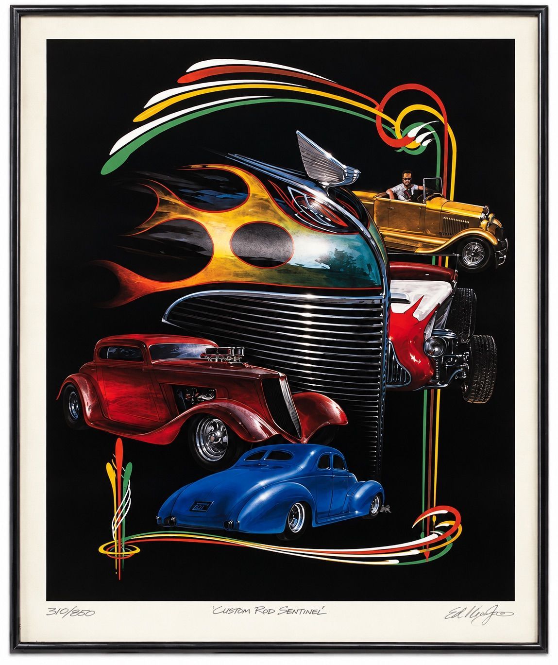 Custom Rod Sentinel Framed Print