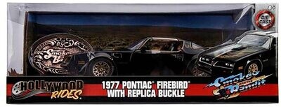 Jada Hollywood Rides Smokey And The Bandit 1977 Pontiac Firebird with Replica Buckle