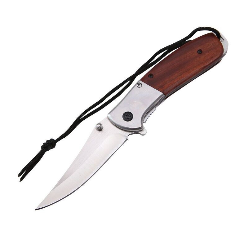 Wood Handle Skinner Pocket Knife DA70