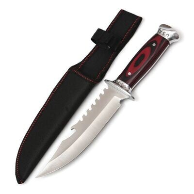 Tactical Survival Bowie Camping Hunting Knife Full Tang HF090 Tactical Survival Bowie Camping Hunting Knife Full Tang HF090