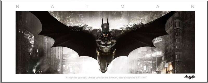 Batman Always Be Yourself Framed Lithograph Batman Always Be Yourself Framed Lithograph
