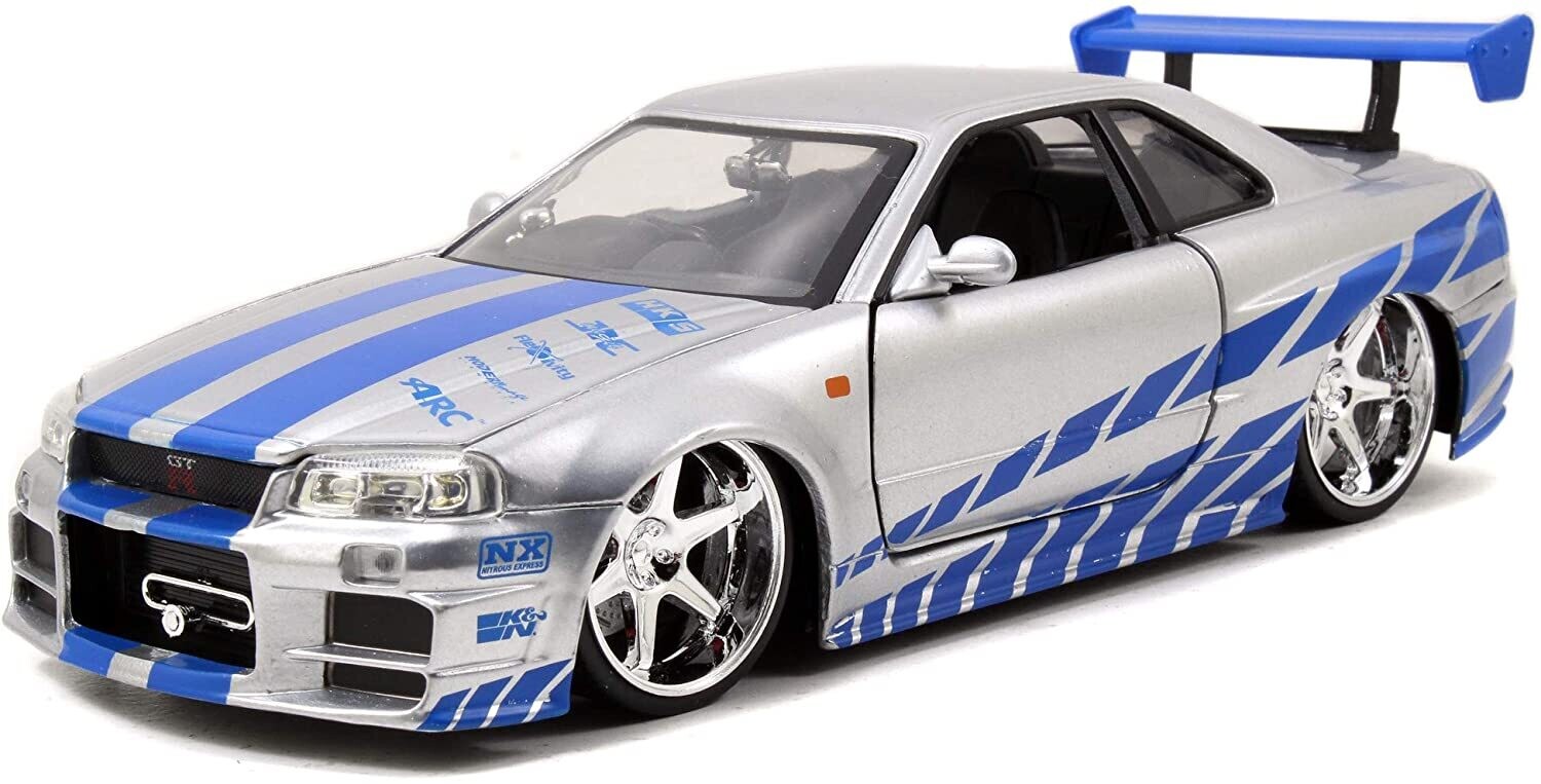 Jada Fast & Furious Brian's Nissan Skyline GT-R (BNR34)