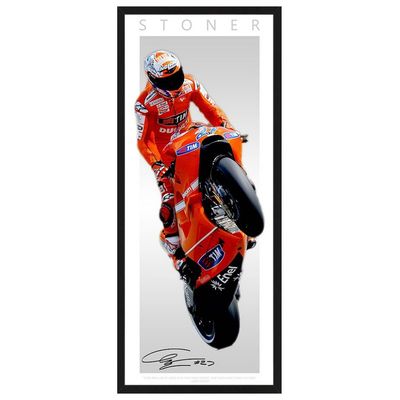 Casey Stoner Wings MotoGP Framed Lithograph