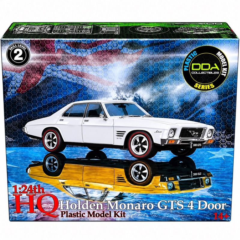 DDA307K 1/24 Holden HQ Monaro GTS 4 Door Plastic Model Kit