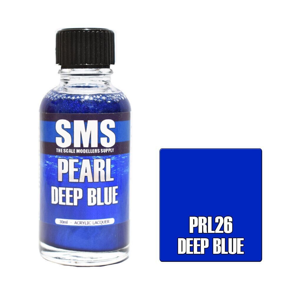 SMS Pearl Acrylic Lacquer Series PRL26 Deep Blue 30ml SMS Pearl Acrylic Lacquer Series PRL26 Deep Blue 30ml