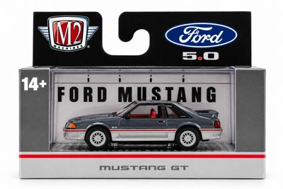 M2 Machines Auto-Thentics 1988 Ford Mustang GT 5.0 R77 1:64 Diecast Model M2 Machines Auto-Thentics 1988 Ford Mustang GT 5.0 R77 1:64 Diecast Model