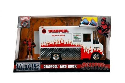 Jada Hollywood Rides 1/24 Marvel Deadpool Taco Truck