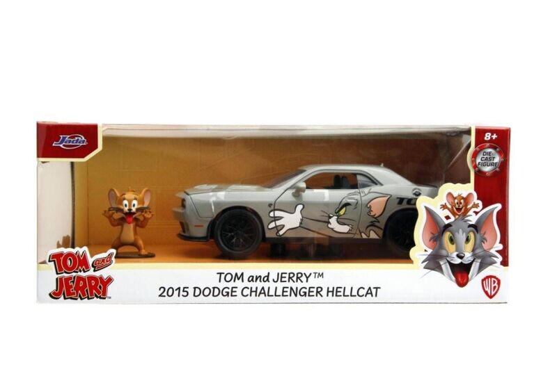 Jada 1/24 Tom & Jerry 2015 Dodge Challenger Hellcat