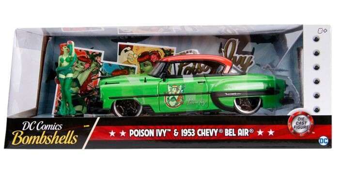 Jada DC Comics Poison Ivy & 1953 Chevy Bel Air