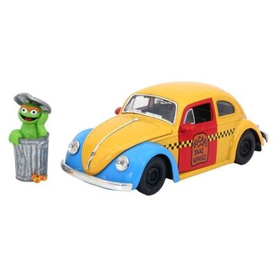 Jada Sesame Street Oscar the Grouch & 1959 Volkswagen Beetle Jada Sesame Street Oscar the Grouch & 1959 Volkswagen Beetle