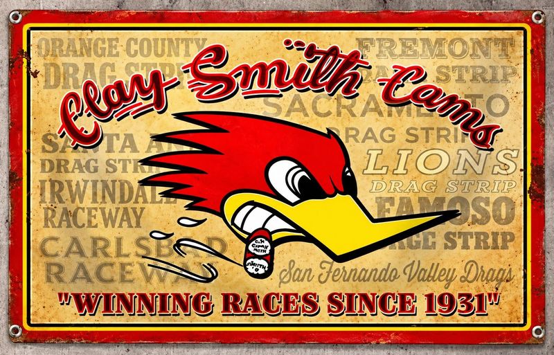 Clay Smith Cams "Winning Races Since 1931" Banner Flag