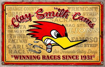 Clay Smith Cams Clay Smith Cams "Winning Races Since 1931" Banner Flag