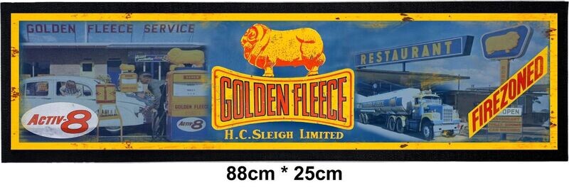 Golden Fleece Rubber Backed Bar Mat