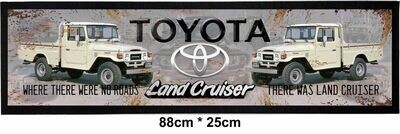 Toyota Land Cruiser Rubber Backed Bar Mat Toyota Land Cruiser Rubber Backed Bar Mat