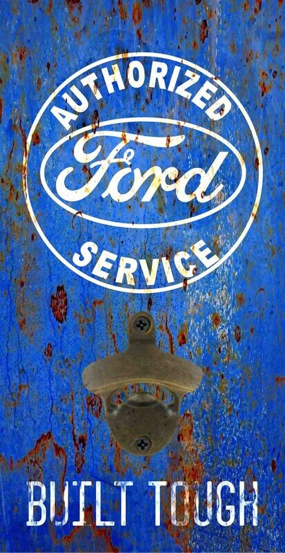 Ford Built Tough Wall Mounted Bottle Opener