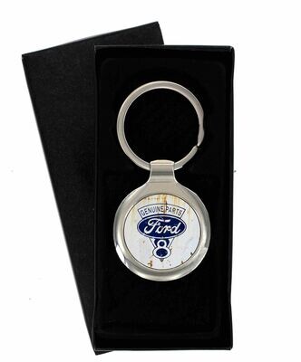 Ford V8 Genuine Parts Metal Keyring
