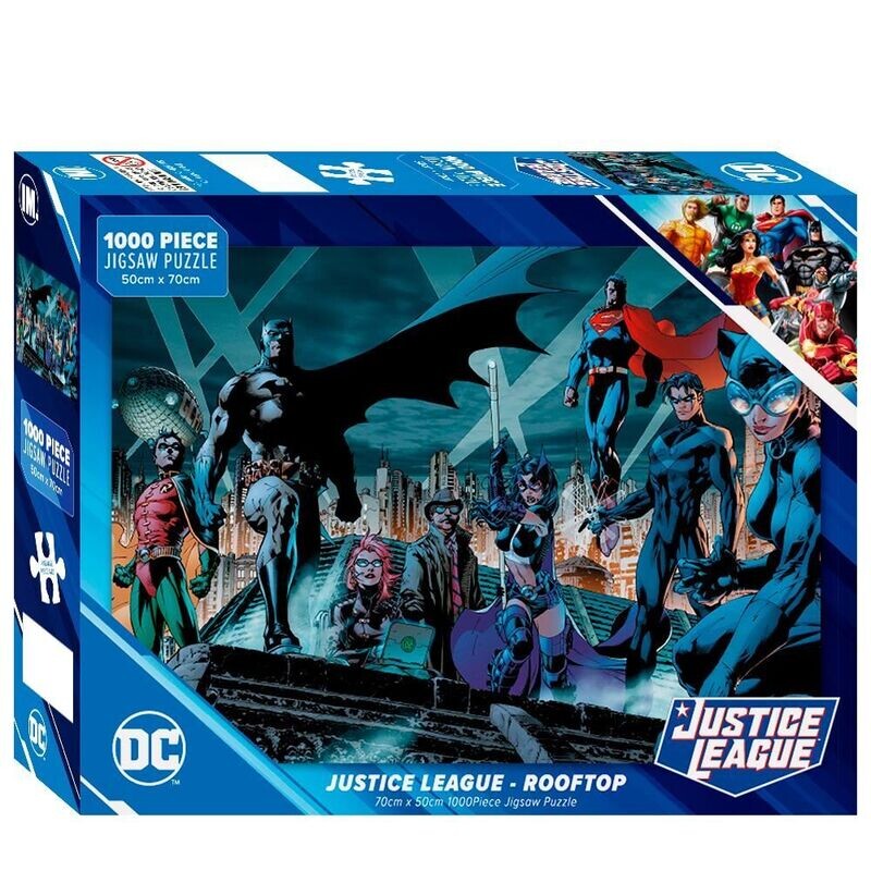 DC Comics Justice League Rooftop 1000 Piece Jigsaw Puzzle