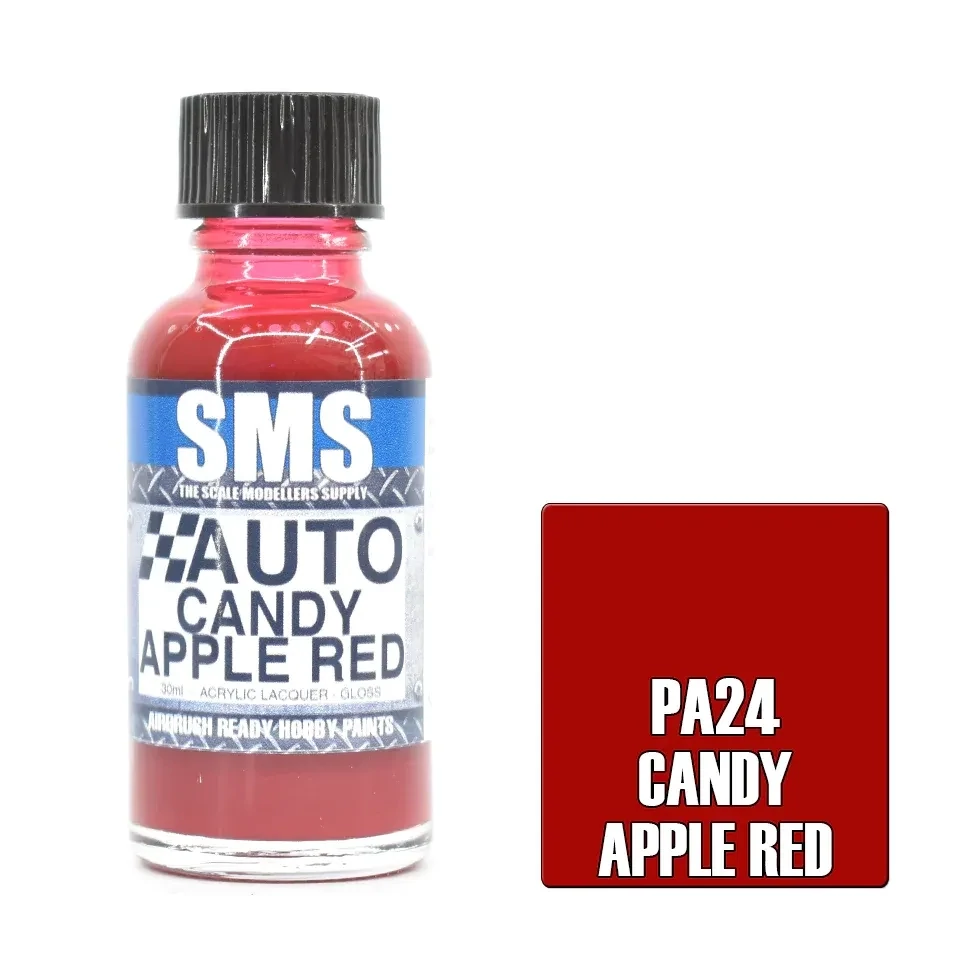 SMS Auto Colour Series PA24 Candy Apple Red 30ml SMS Auto Colour Series PA24 Candy Apple Red 30ml