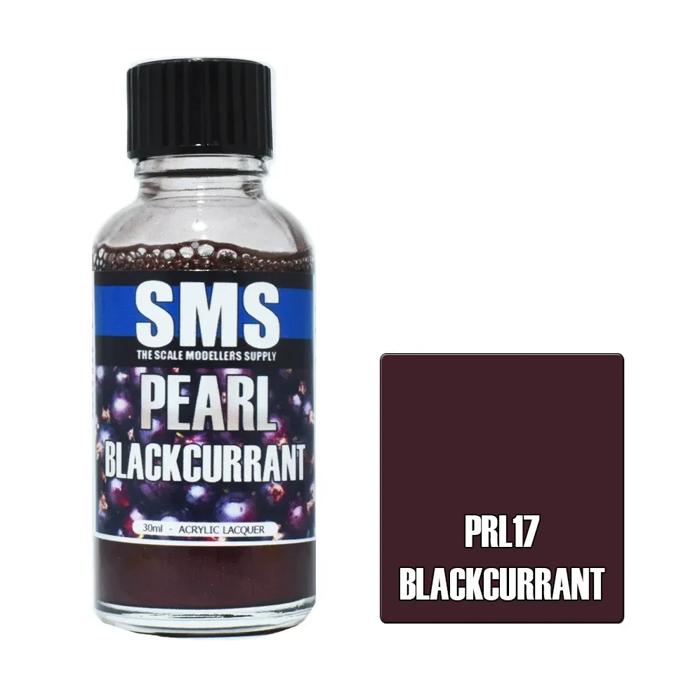 SMS Pearl Acrylic Lacquer Series PRL17 Blackcurrant 30ml SMS Pearl Acrylic Lacquer Series PRL17 Blackcurrant 30ml