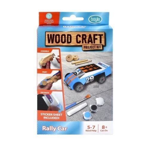 Boyle Wood Craft Project Kit Rally Car