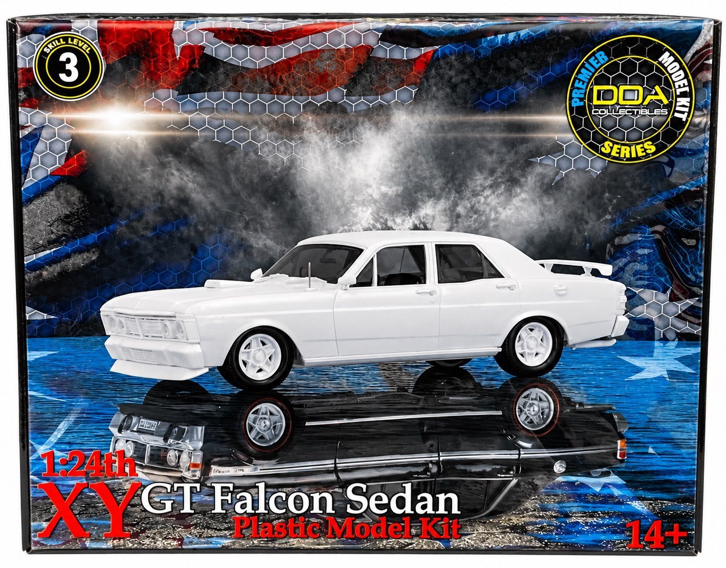 DDA242K 1/24 Plastic Model Kit XY GT Falcon Sedan DDA242K 1/24 Plastic Model Kit XY GT Falcon Sedan