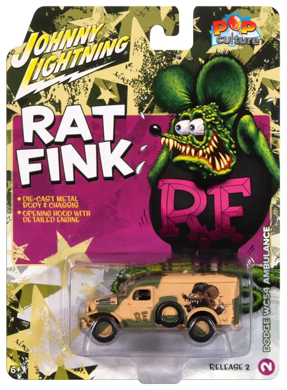 Johnny Lightning Rat Fink Dodge WC54 Ambulance