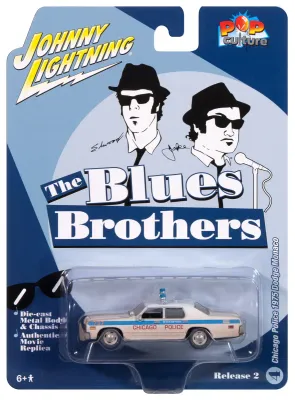 Johnny Lightning Blues Brothers 1975 Dodge Monaco Chicago Police (Dirty Version)