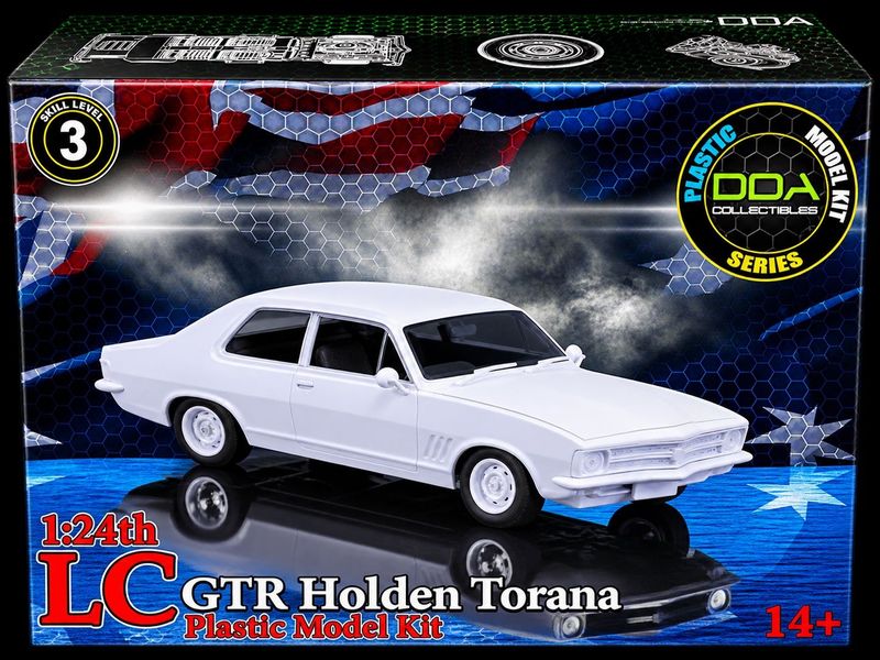 DDA Collectibles 1:24 LC GTR Holden Torana Plastic Model Kit DDA611K
