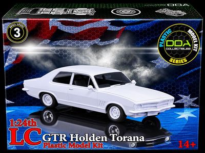 DDA611K 1/24 Plastic Kit LC GTR Holden Torana DDA Collectibles 1:24 LC GTR Holden Torana Plastic Model Kit DDA611K