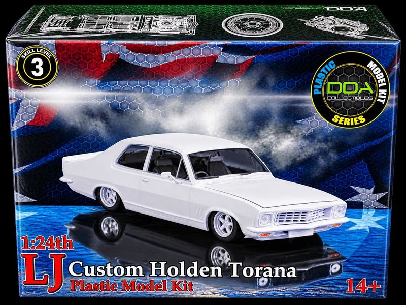 DDA Collectibles 1:24 LJ Custom Holden Torana Plastic Model Kit DDA622K