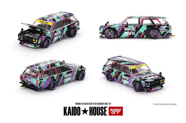 Kaido House KHMG144 Datsun 510 Wagon HKS V1 Kaido House KHMG144 Datsun 510 Wagon HKS V1