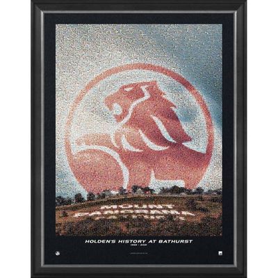 Holden's History at Bathurst 1968-2001 Mosaic Framed Print