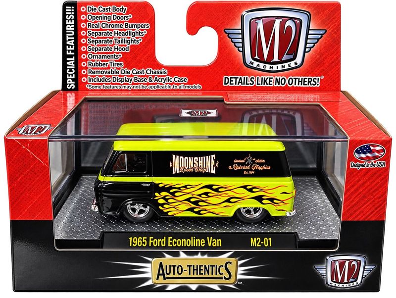 M2 Machines Auto-Thentics MJS01 1965 Ford Econoline Van Industrial Speed Shop