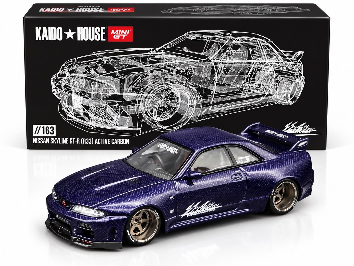 Kaido House KHMG163 Nissan Skyline GT-R (R33) Active Carbon R V2 Kaido House KHMG163 Nissan Skyline GT-R (R33) Active Carbon R V2