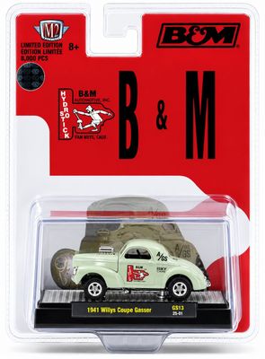 M2 Machines GS13 1941 Willys Coupe Gasser CHASE M2 Machines GS13 1941 Willys Coupe Gasser CHASE