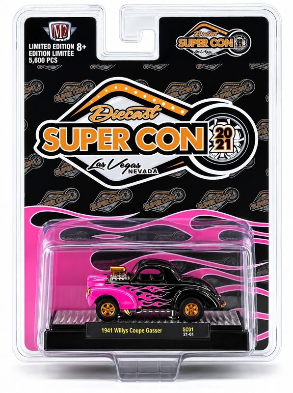 M2 Machines DCS02 1941 Willys Coupe Gasser Diecast SuperCon 2021
