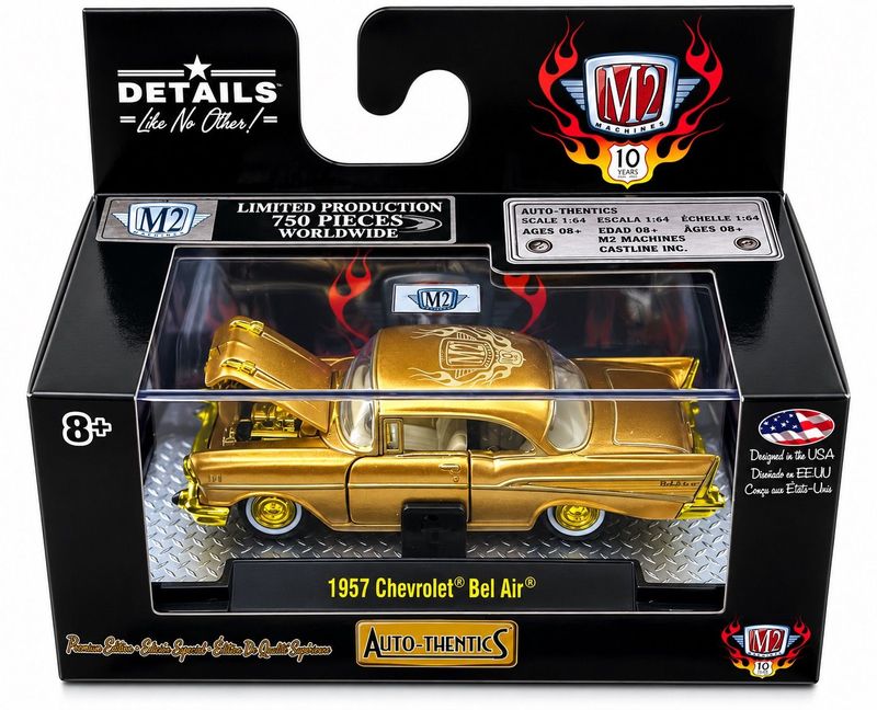 M2 Machines Auto-Club 1 S43 1957 Chevrolet Bel Air