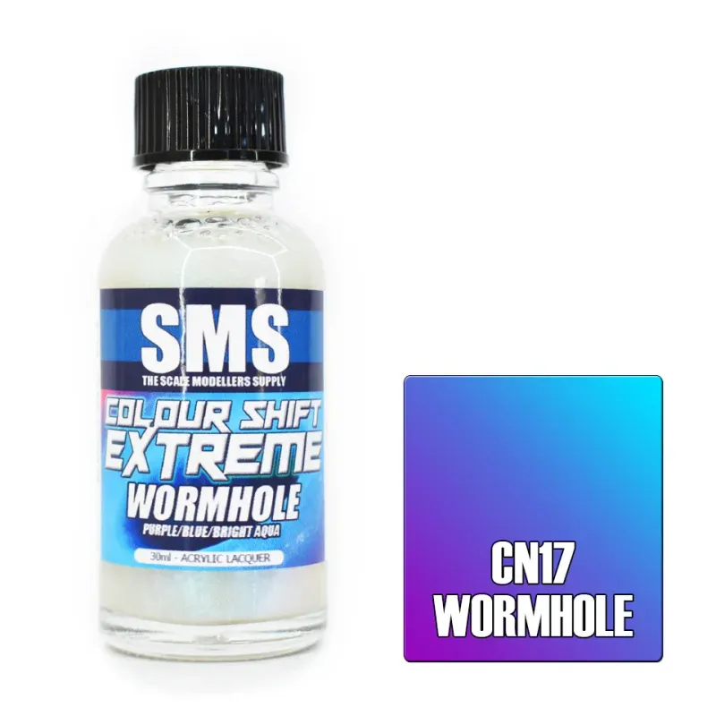 SMS Colour Shift Acrylic Lacquer Series CN17 Extreme Wormhole (Purple/Blue/Bright Aqua) 30ml