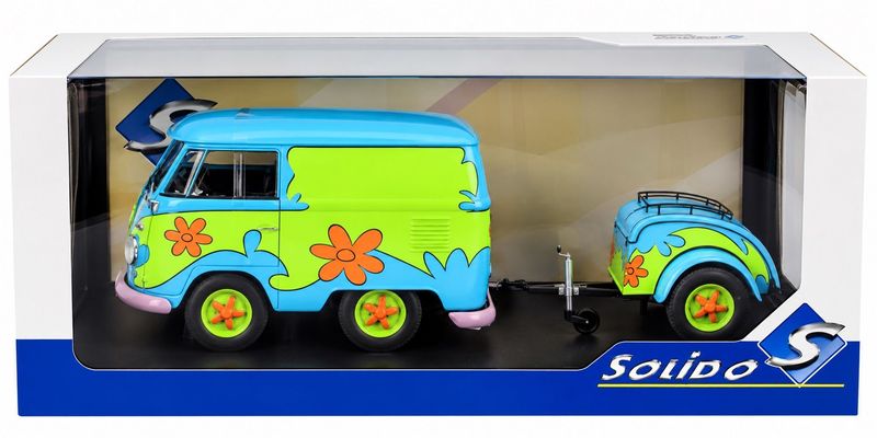 Solido 1/18 Volkswagen Kool Kombi Mystery Machine Flower Power