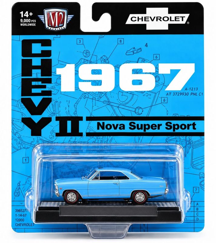 M2 Machines Auto-Drivers R108 1967 Chevrolet Nova SS