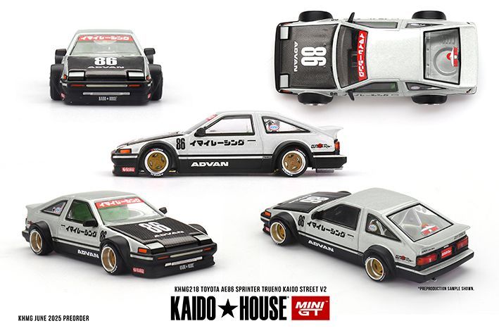 Kaido House KHMG218 Toyota AE86 Sprinter Trueno Kaido Street V2 Kaido House KHMG218 Toyota AE86 Sprinter Trueno Kaido Street V2